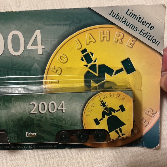 Licher German Beer Modell 3 Semi Truck limited edition 2004 collectible toy NEW - Picture 3 of 11